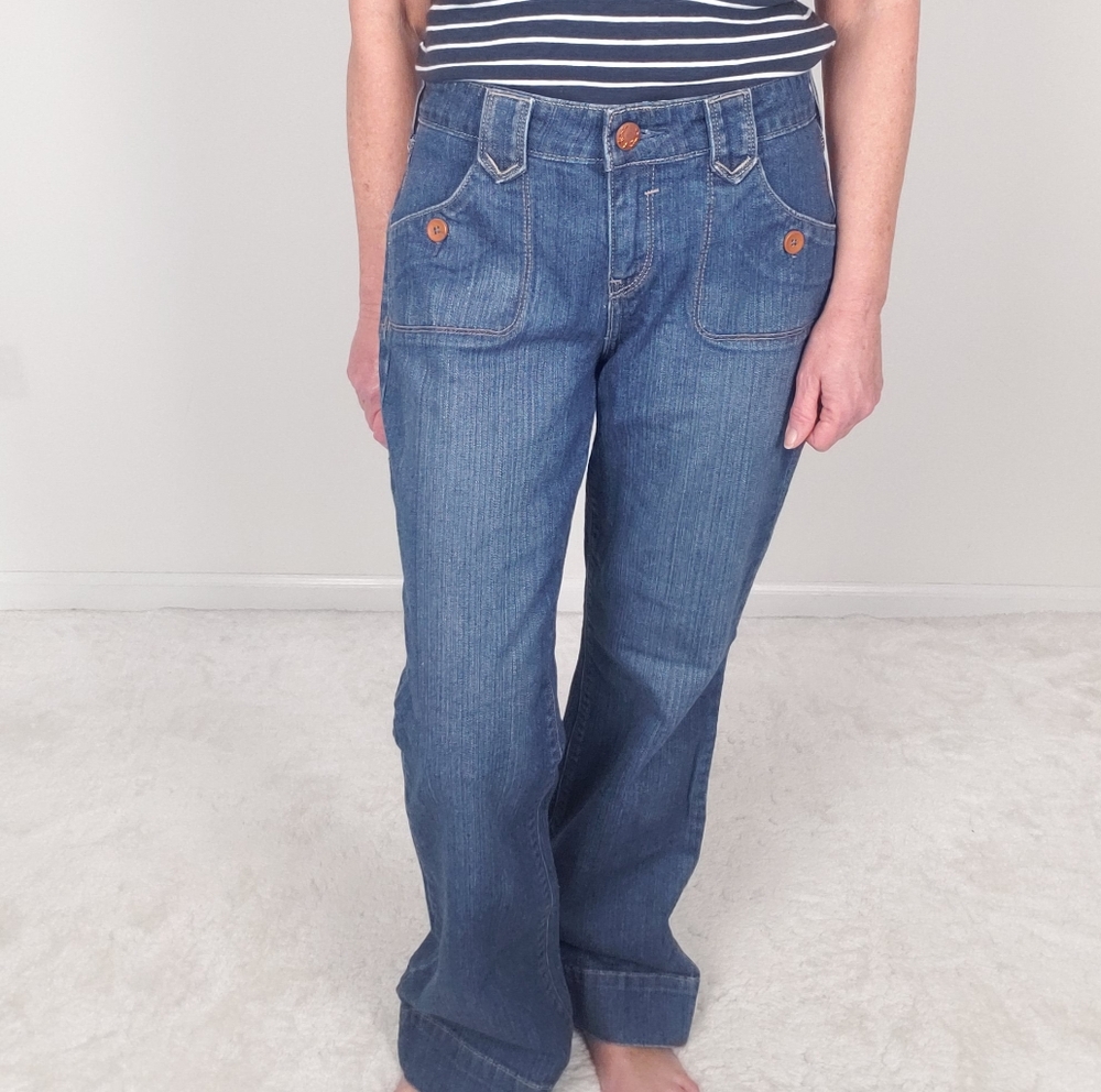 Levi Strauss Signature Trouser Jeans Sz 8 - Picture 2 of 16